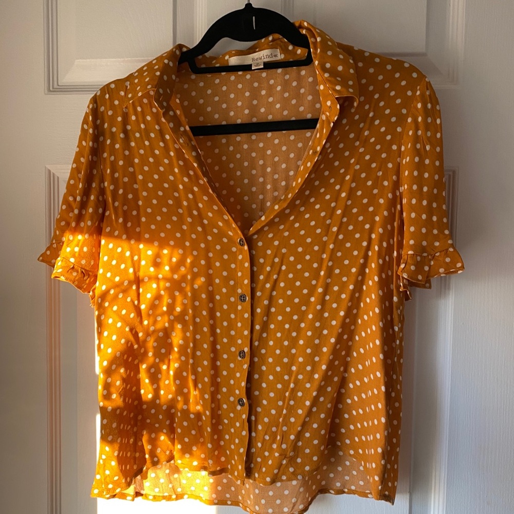 Polka Dot Button Down - image 3